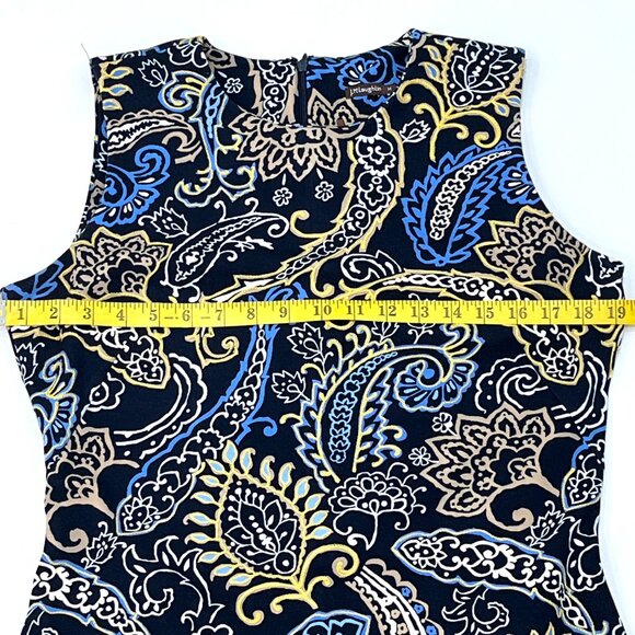 J McLaughlin Embroidered Paisley Catalina Cloth Sheath Dress Womens Size M - Picture 7 of 9